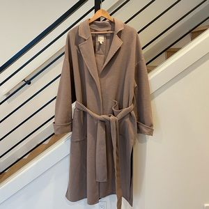 Women’s Wool-Blend Coat (M) oversized fit